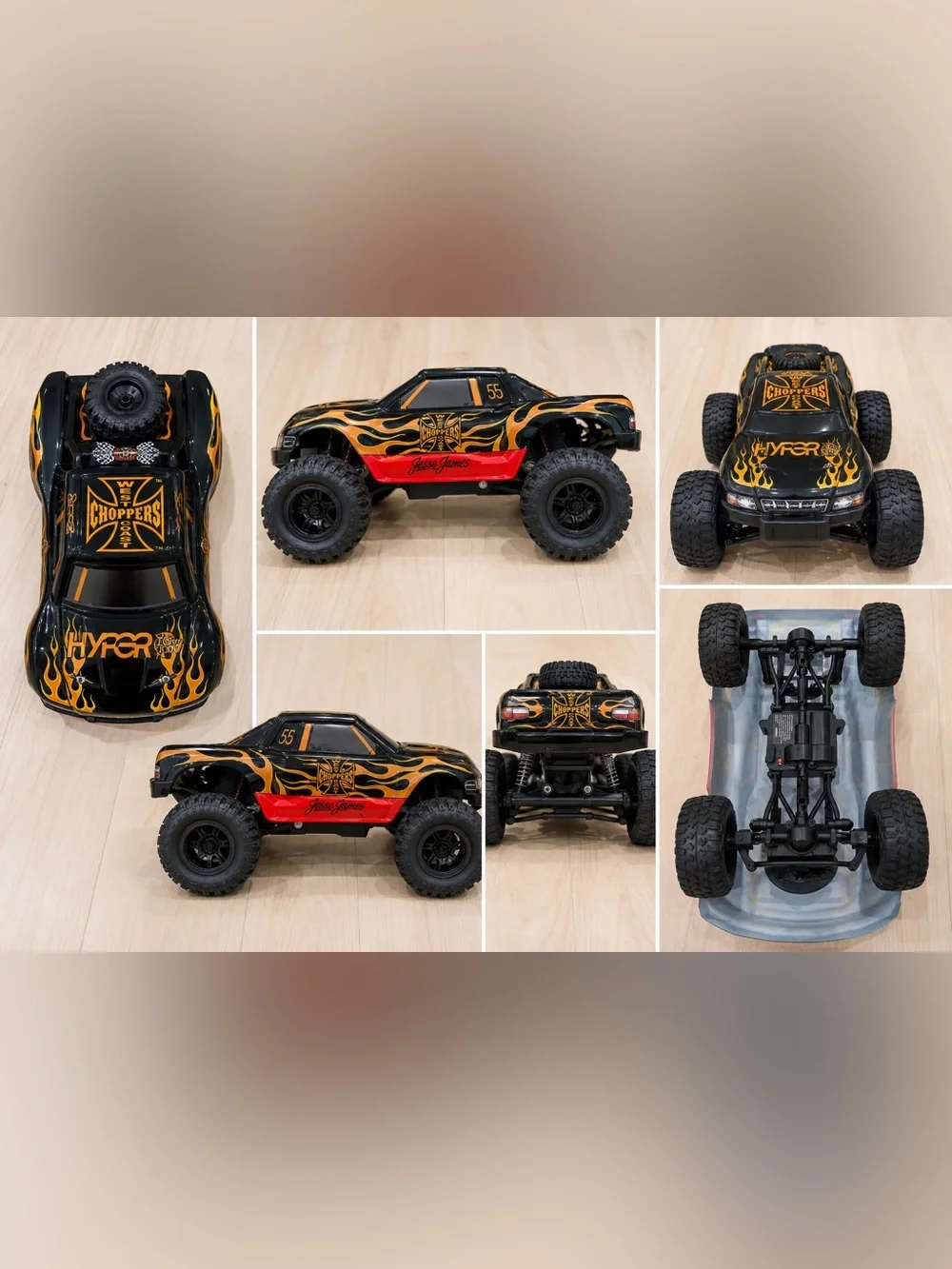 West Coast Choppers Jesse James RC Monster Truck